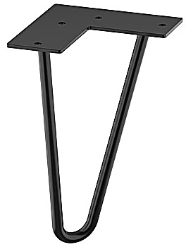 Furniture foot, with plate, without height adjustment - 634.46.000