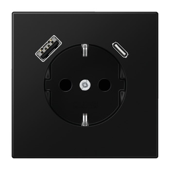 Socket, Jung, with USB-A/USB-C charging station - 820.89.204