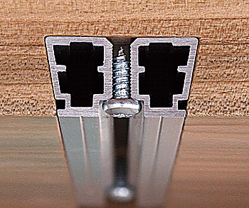 Dovetail batten, for table tops, straightening fittings - 641.10.912