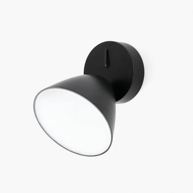 20204 - FLASH Black Wall Lamp