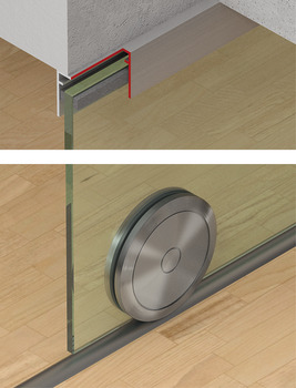 Sliding door fittingSlido D-Line802 150U, set - 941.58.009