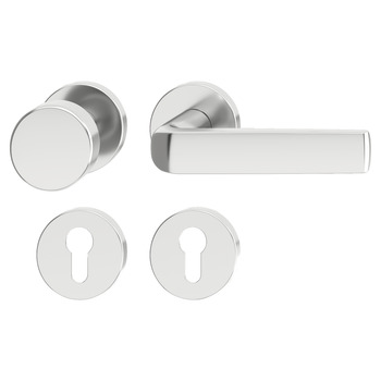 Door handle set, FSB ASL® model 12 1267 aluminium - 904.95.113