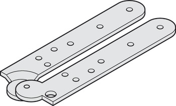 Door Hinge, Without Door Alignment Function, ForSlido D-Fold21 - 940.42.452