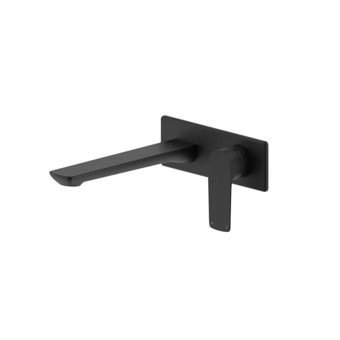 Milli Trace Wall Bath Mixer Set Matte Black 2266031