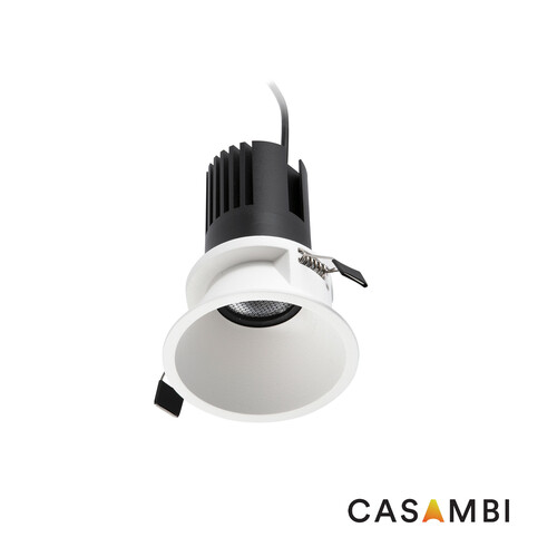 TULIPA SIM beyaz recessed gömme spot IP65 7W 15° 4000K CRI90 CASAMBI