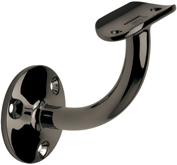 Handrail bracket, with curved support, bar railing system - 812.05.561