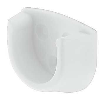 Rail end support, for wardrobe rail, round, ⌀ 20 mm - 803.21.731
