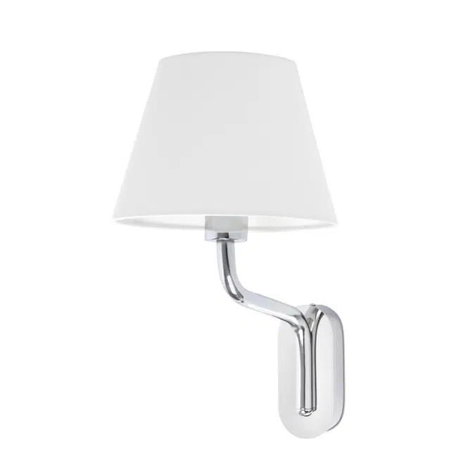 24005-10 - ETERNA Chrome/White Wall Lamp