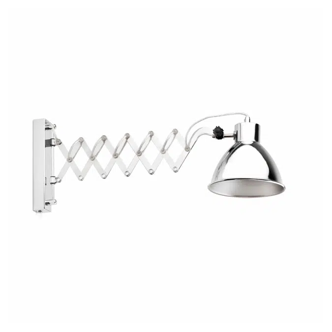 40062 - PETRA Chrome Extensible Wall Lamp