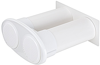 Outlet and inlet air wall vent set, Round pipe system 125/150 - 500.90.472