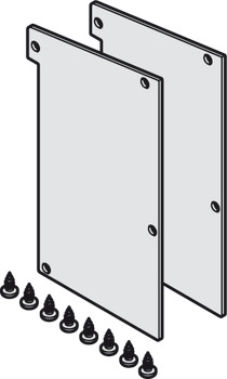 Covers, On front edge, for wall mounting - 947.05.403