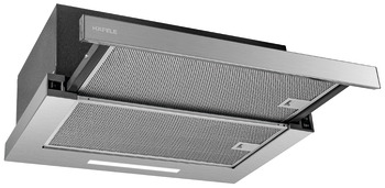 Assedo HTE12XLc6a flat extractor hood, width 60 cm, stainless steel - 535.62.902