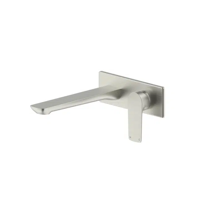 Milli Trace Wall Bath Mixer Set Brushed Nickel 2266032