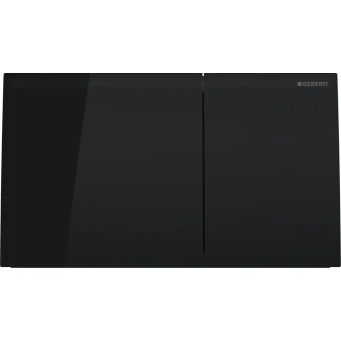 Sigma70 Siyah Cam Çift Kademeli Basma Düğmesi 1836023