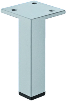Furniture foot, with plate, without height adjustment, with plastic glide - 634.74.200