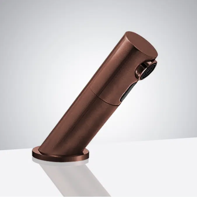 Mira Hafif Yağlı Bronz Tezgah Üstü Fotoselli Lavabo Musluğu