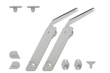 Stay flap fitting Free flap H 1.5 - 372.28.510