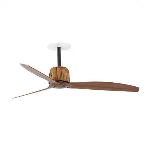 WEAVER RECESSED M Black/walnut fan Wall Control white