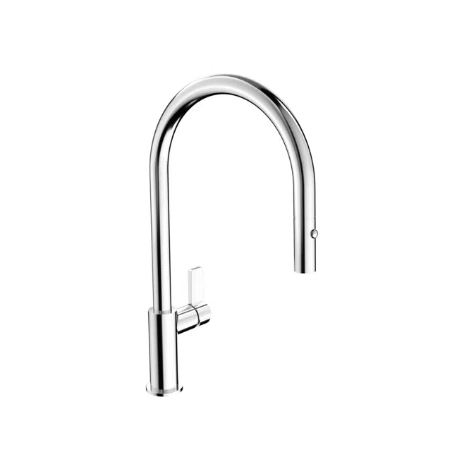 Nobili Flag Krom Gooseneck Çekilebilir Lavabo Musluğu 2266856