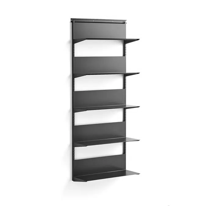 Shape Metal Tiered Tall Wall Bookshelf