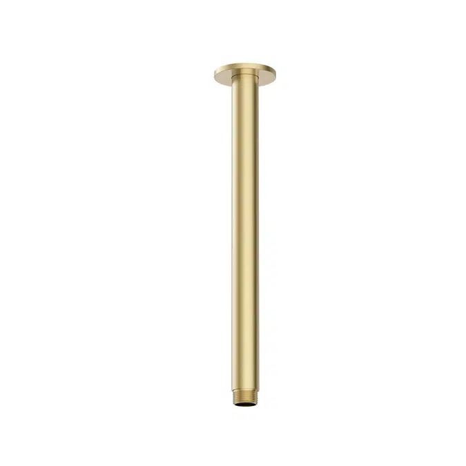 Drift Brushed Brass 300mm Ceiling Shower Arm 9512417
