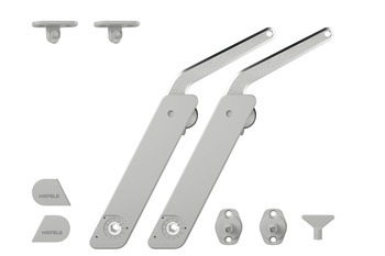 Stay flap fitting Free flap H 1.5 - 372.28.520