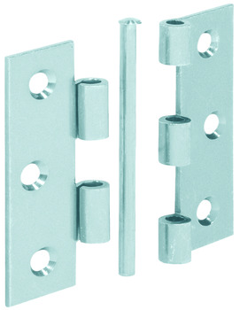 Hinge, Rolled, with separate brass button pin - 354.13.949