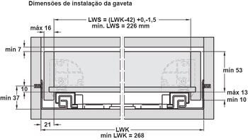 Synchronisation rod for Tipmatic Soft-Close Opening System - 433.19.086