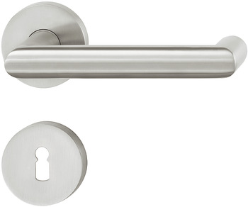 Door handle set, stainless steel, Startec, PDH5104, rose - 903.92.784