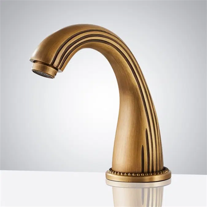 Antique Brass Touchless Basin Faucet