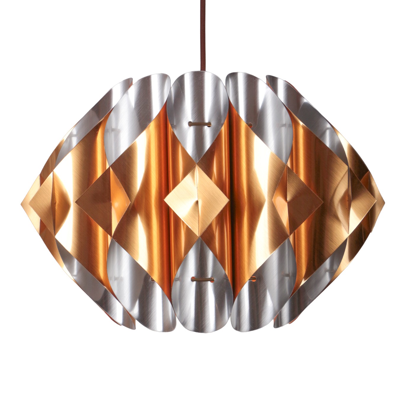 Vega Geometrik Sarkıt Avize Altın-Gümüş Renk 