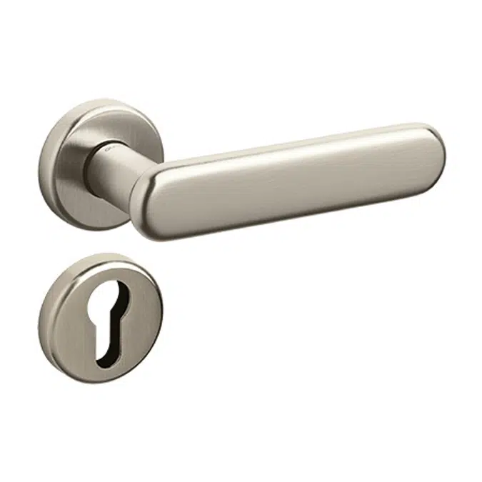 BR.SATIN NICKEL Ahşap Kapı Kolu Seti