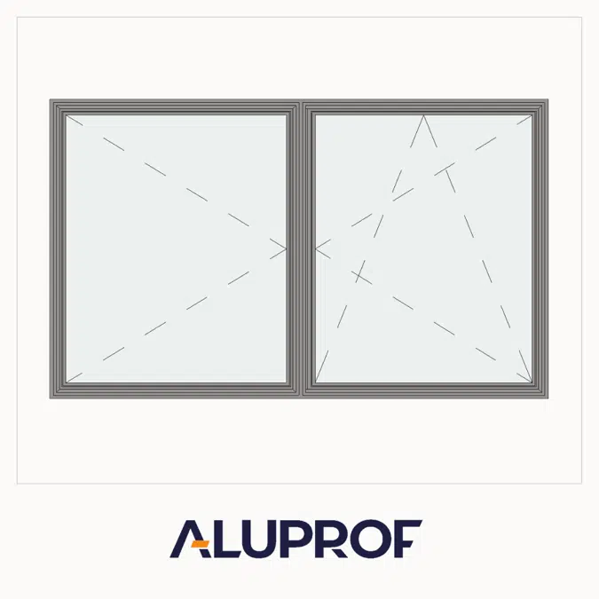 MB-SLIMLINE 2-sash Tilt & Turn Side-hung Window