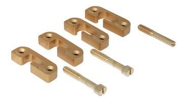 Frame fitting, Zinc Alloy And Brass, For Radiator Claddings - 960.02.305