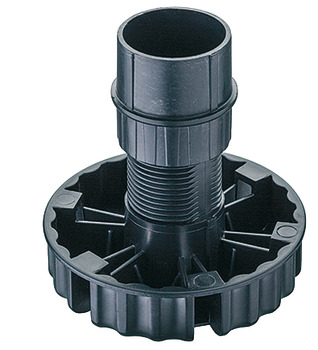 Tube with screw-in glide, HE Plinth system - 637.76.325