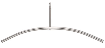 Coat hangers, stainless steel, with anti theft clip, rigid - 842.36.060