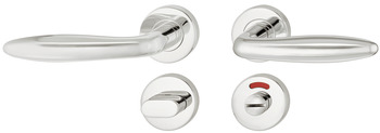 Kapı kulpu seti, Paslanmaz çelik, Startec, model LDH 2190 - 903.93.761