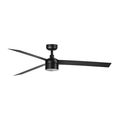 CRUISER TEK L Ceiling fan black 3000K 0-10V/1-10V