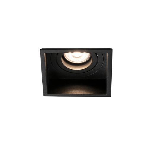 HYDE SQ siyah adjustable square recessed lamba