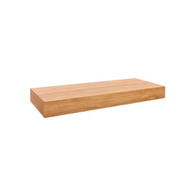 Kado Arc Basin Shelf 900mm x 500mm American Solid Oak 2357007