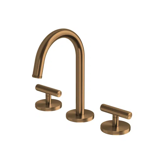 Milli Etch Brushed Bronze Basin Tap Set 21827