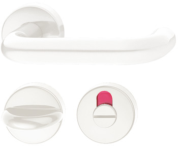 Door handle set, Hewi 111R02.230 polyamide - 908.81.799