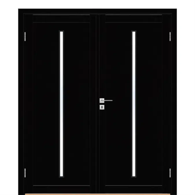 Superior Format 7533 Double Equal Interior Door