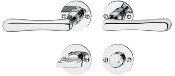 Door handle set, Bisschop Dresden 1865FD/46/646 - 901.83.382