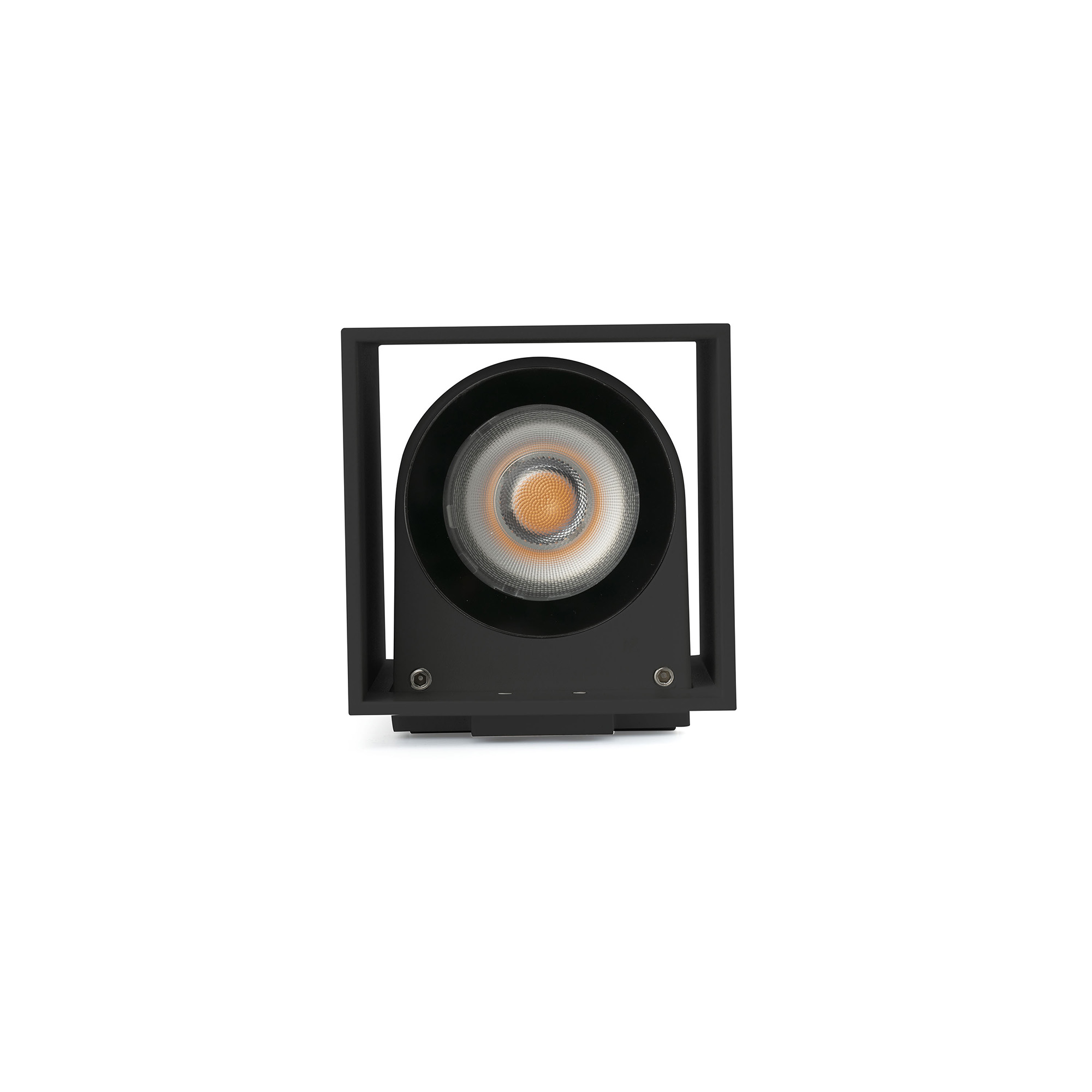 KOV 1L Black square wall lamp 3000K 14°