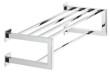 Towel shelf with towel rail, Square - 980.60.722