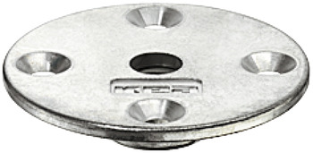 Mounting plate, round, M10 - 634.15.071