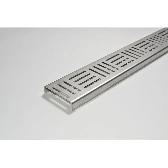 Kado Lux Shower Channel Welded Ends Centre Outlet Satin 900mm 306286