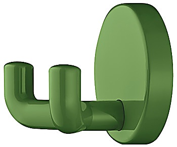 Wardrobe hooks, Polyamide, with 2 hooks, round rose - 842.62.972