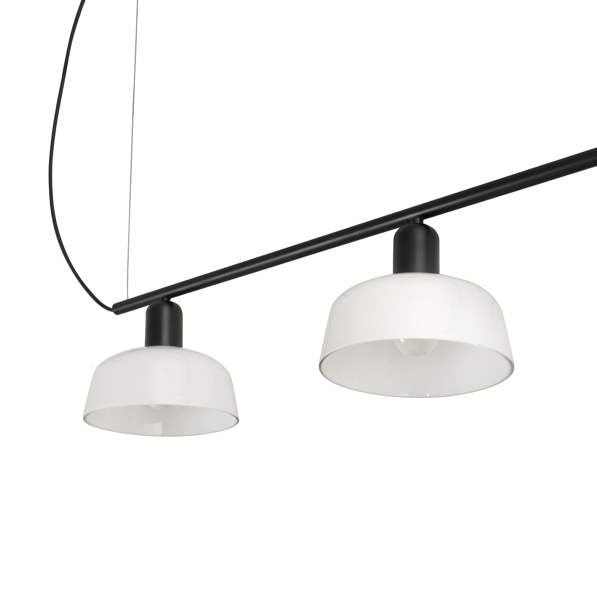 TATAWIN LINEAL S beyaz glass linear pendant lamba